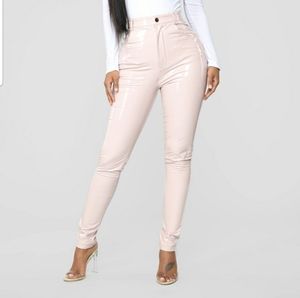 NEW High Waisted Pink Plastic Fashion Nova